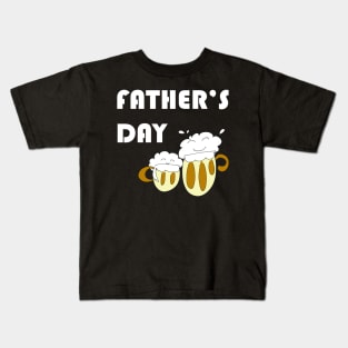 Fathers Day Beers Kids T-Shirt